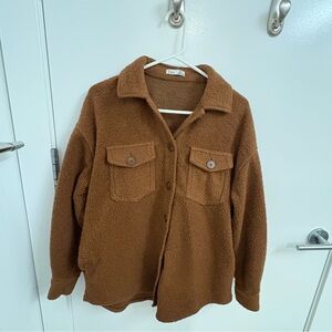 Brown Shirt Jacket